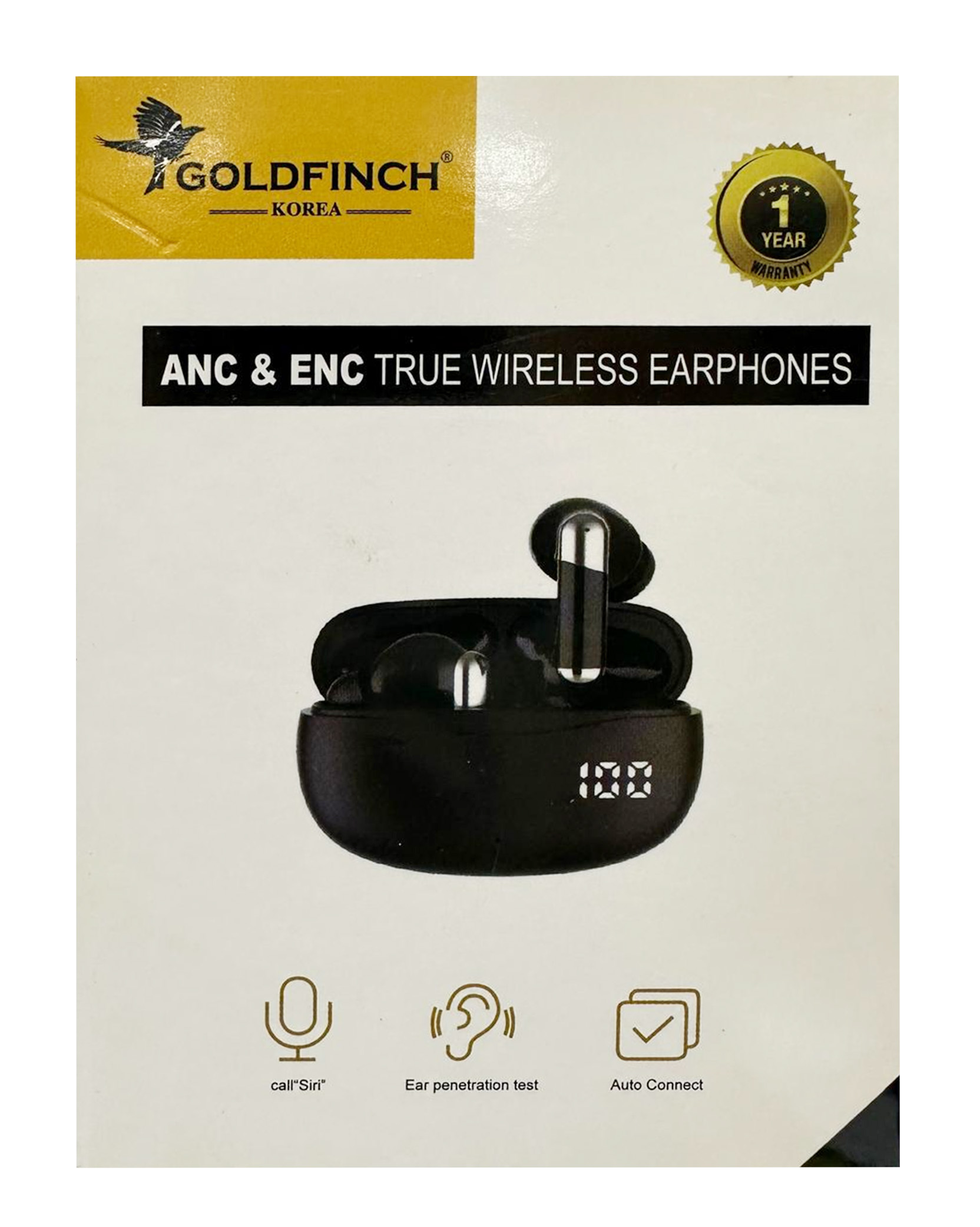 GOLDFINCH ANC & ENC TRUE WIRELESS EARPHONE (GF 3097)